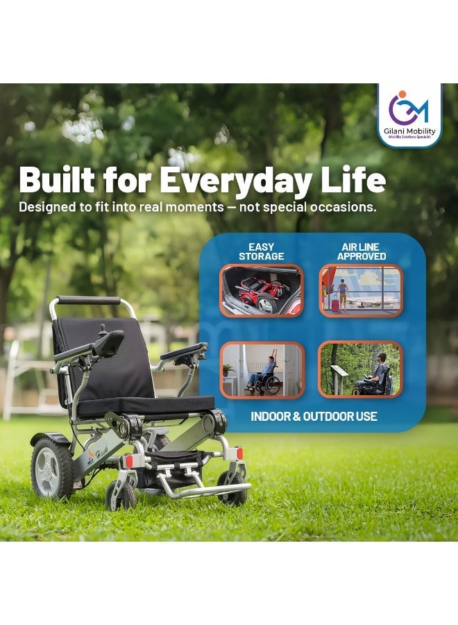 Gilani Mobility AIR HAWK Heavy Duty Electric Wheelchair - Image 2